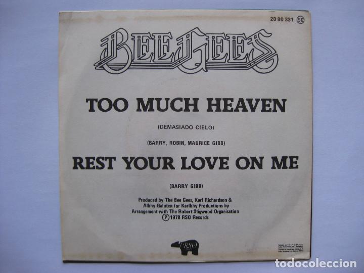 Discos de vinilo: DISCO VINILO SINGLE BEE GEES - Foto 2