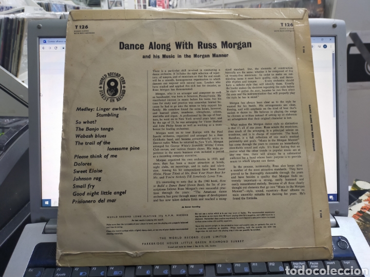 Discos de vinilo: Dance Along with Russ Morgan LP u.k. - Foto 2