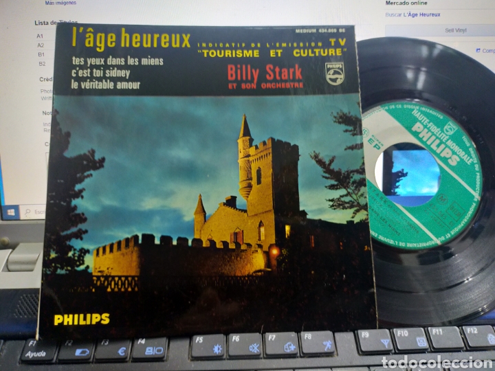 Discos de vinilo: Billy Stark ep lage heureux + 3 Francia - Foto 1