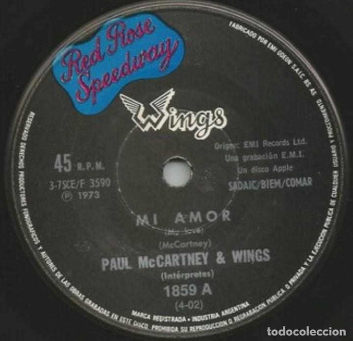 Discos de vinilo: Dos sencillos argentinos de Wings - Foto 3