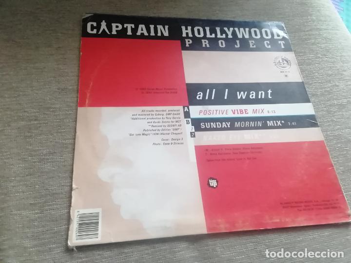 Discos de vinilo: Captain hollywood project-all i want. maxi - Foto 2
