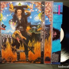 Discos de vinilo: STEVE VAI PASSION AND WARFARE LP FRANCIA 1990 PDELUXE. Lote 290524748