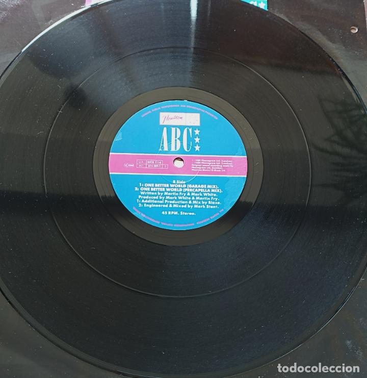 Discos de vinilo: MAXI SINGLE ABC - ONE BETTER WORLD - Foto 4