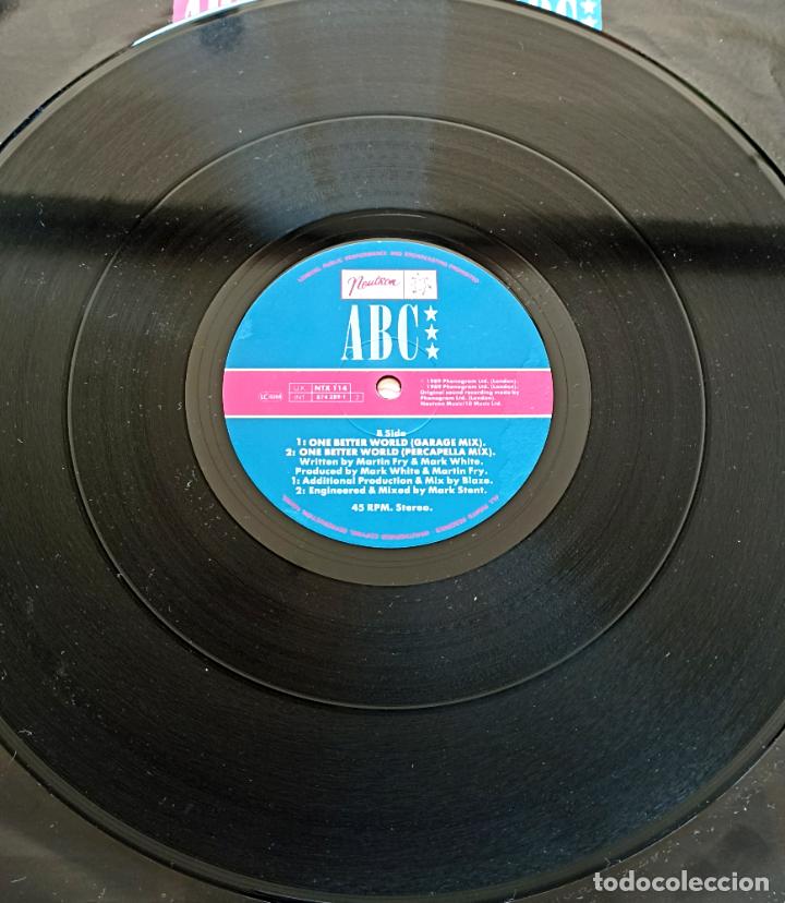 Discos de vinilo: MAXI SINGLE ABC - ONE BETTER WORLD - Foto 5