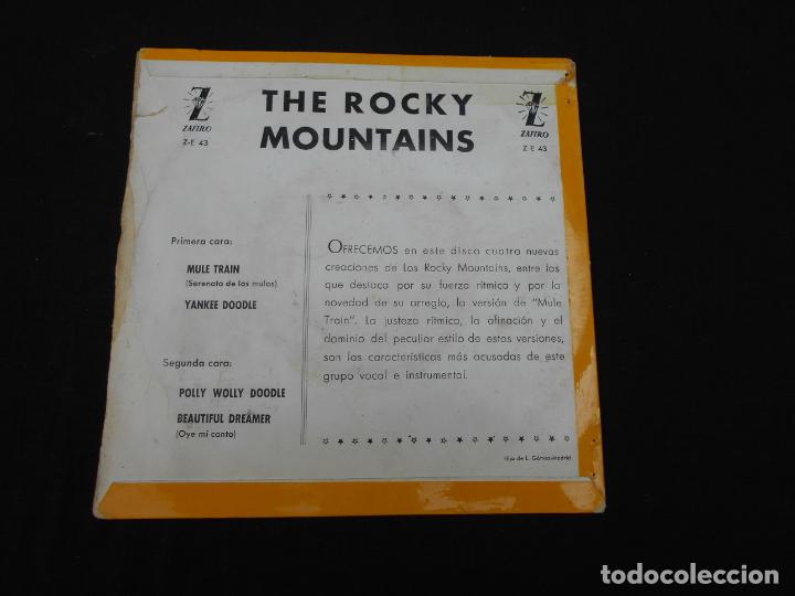 Discos de vinilo: THE ROCKY MOUNTAINS / MULE TRAIN + 3 - Foto 2