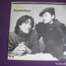Discos de vinilo: JOHN LENNON – WOMAN + YOKO ONO - BEAUTIFUL BOYS - SG GEFFEN 1981 - LEVE USO - BEATLES