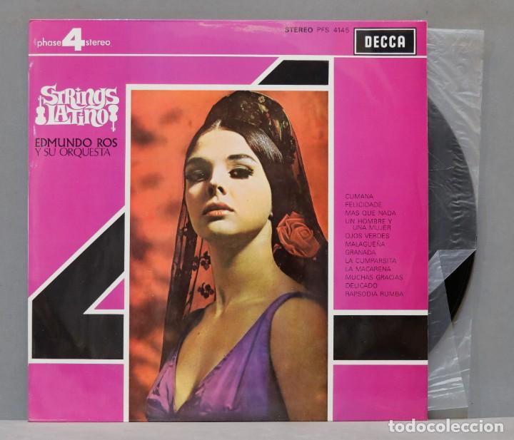 Discos de vinilo: LP. STRINGS LATINO. EDMUNDO ROS Y SU ORQUESTA - Foto 1