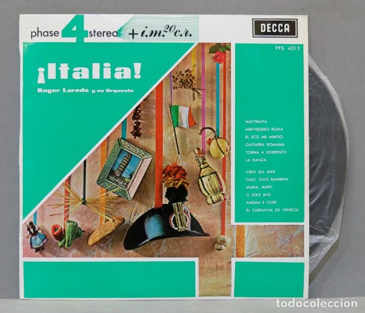 Discos de vinilo: LP. ROGER LAREDO Y SU ORQUESTA. &iexcl;ITALIA! - Foto 1