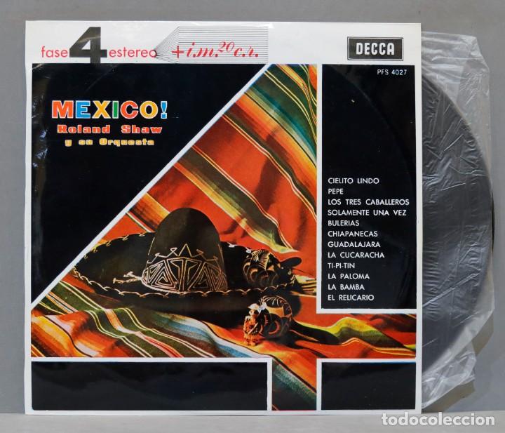 Discos de vinilo: LP. ROLAND SHAW Y SU ORQUESTA. MEXICO! - Foto 1