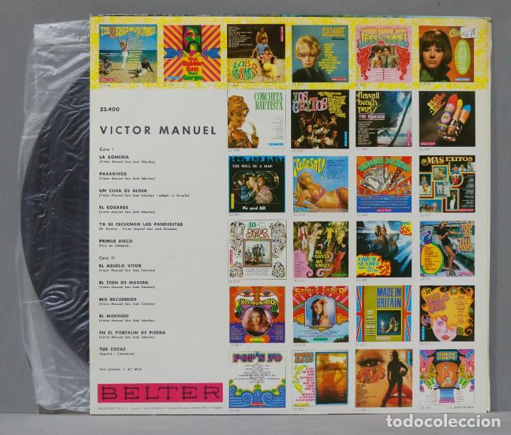 Discos de vinilo: LP. VICTOR MANUEL. EL TREN DE MADERA - Foto 2