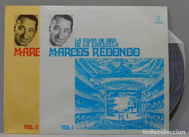 Discos de vinilo: 2 LP. MARCOS REDONDO. LA EDAD DE ORO DE LA ZARZUELA - Foto 1
