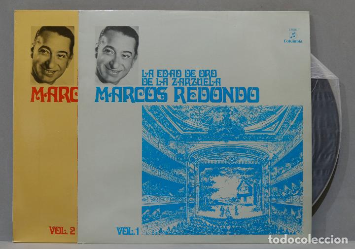 Discos de vinilo: 2 LP. MARCOS REDONDO. LA EDAD DE ORO DE LA ZARZUELA - Foto 2
