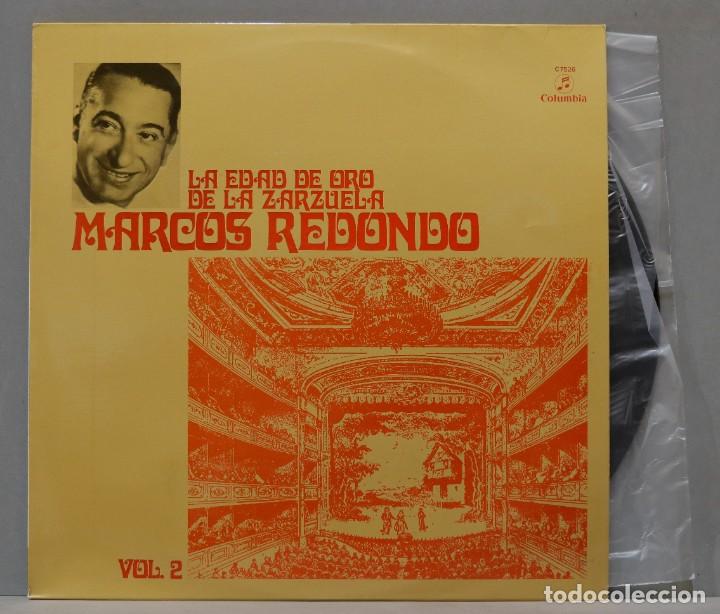 Discos de vinilo: 2 LP. MARCOS REDONDO. LA EDAD DE ORO DE LA ZARZUELA - Foto 4