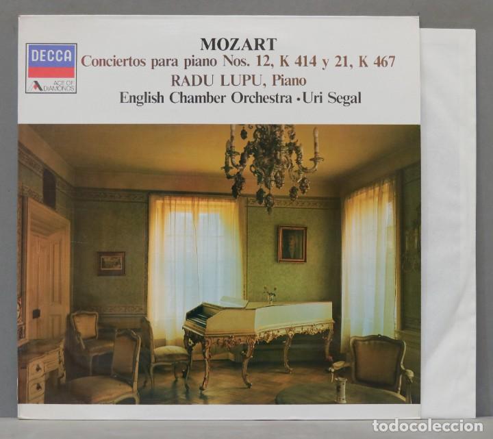Vinyl-Schallplatten: LP. MOZART. CONCIERTOS PARA PIANO N 12 K 414, N 21 K 467. LUPU