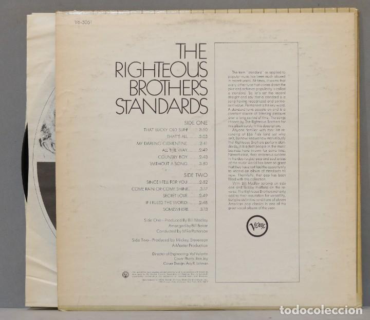 Discos de vinilo: LP. The Righteous Brothers. Standards - Foto 2