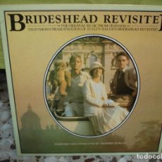 Discos de vinilo: LP BRIDESHEAD REVISITED/RETORNO A BRIDESHEAD BSO SERIE TV GEOFFREY BURGON UK (CON LIBRETO Y FOTOS). Lote 290817888