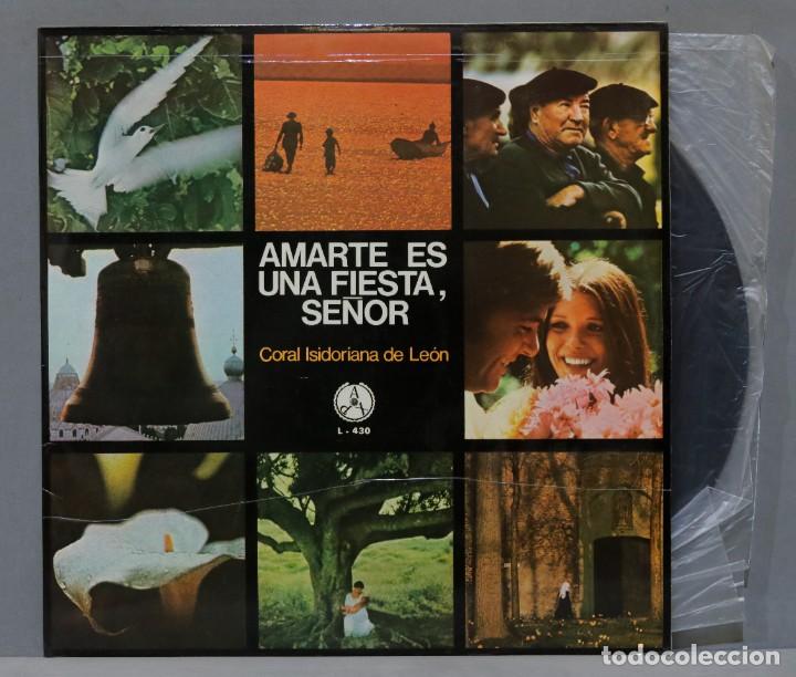 Dischi in vinile: LP. AMARTE ES UNA FIESTA SE&Ntilde;OR. CORAL LEON