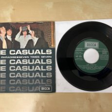 Discos de vinilo: THE CASUALS - FOOL’S PARADISE / SEVEN TIMES SEVEN - SINGLE PROMO 7” - SPAIN 1969. Lote 290829548