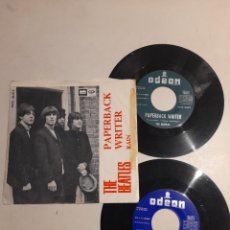 Discos de vinilo: THE BEATLES - PAPERBACK WRITER - RAIN - ODEON 1966, DSOL 66073 CON LOS VINILOS AZUL Y VERDE