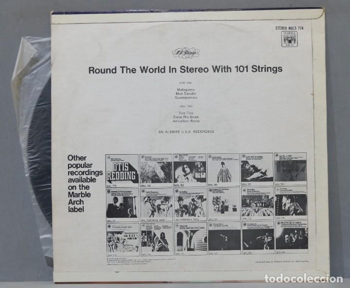 Discos de vinilo: LP. 101 Strings. Round The World In Stereo With 101 Strings - Foto 2