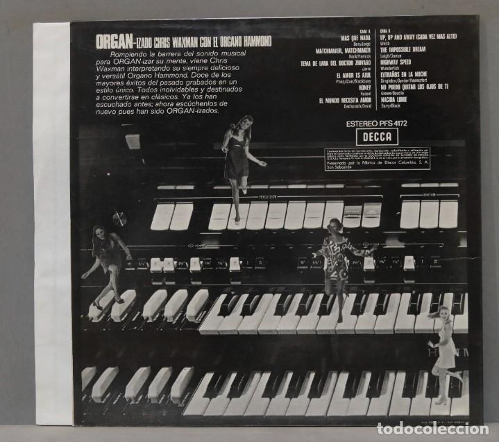 Discos de vinilo: LP. CHRIS WAXMAN. ORGANIZED - Foto 2