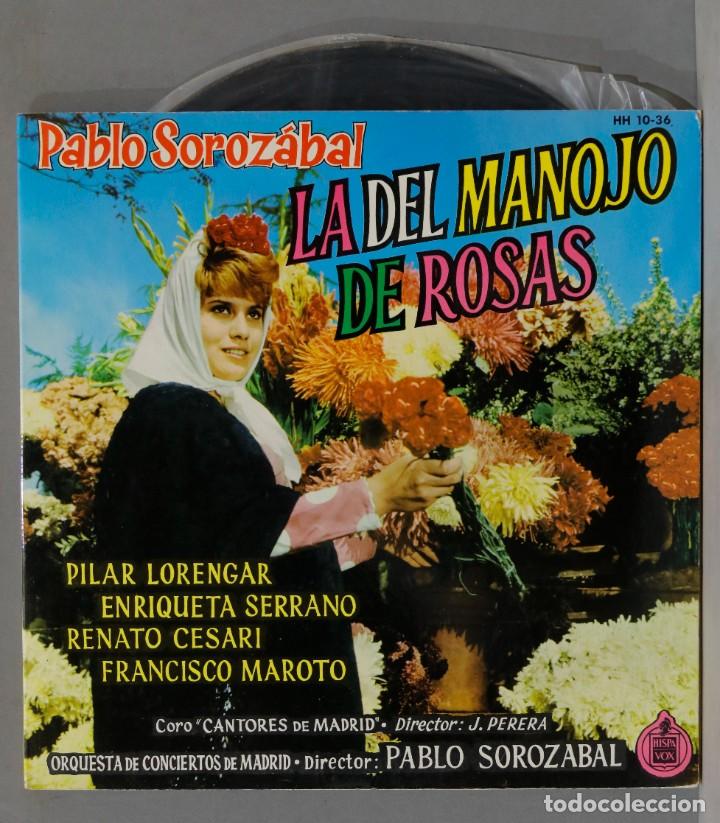 Discos de vinilo: LP. LA DEL MANOJO DE ROSAS. PABLO SOROZABAL - Foto 1