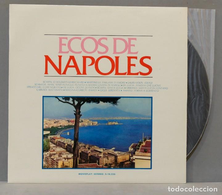 Discos de vinilo: LP. ECOS DE NAPOLES - Foto 1