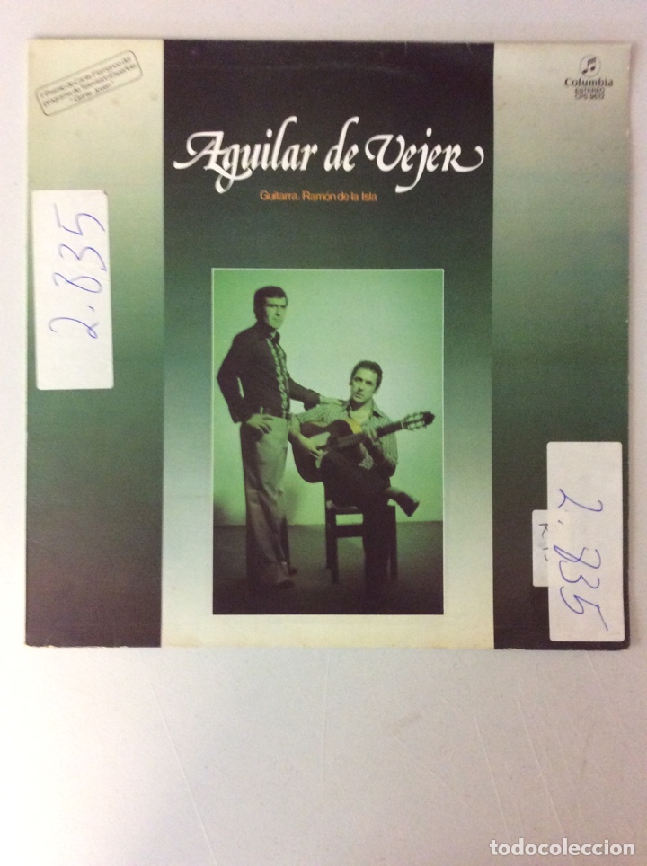 Discos de vinilo: Aguilar de Vejer. Guitarra: Ram&oacute;n de la Isla. - Foto 1