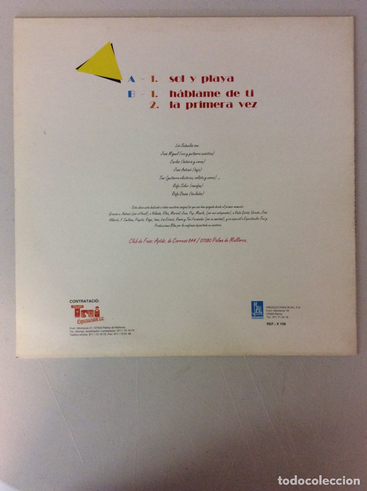 Discos de vinilo: Los Se&ntilde;uelos. Sol y playa - Foto 2