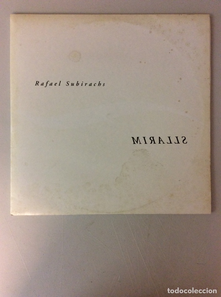 Discos de vinilo: Rafael Subirachs. Miralls . Doble LP. Dos discos - Foto 1