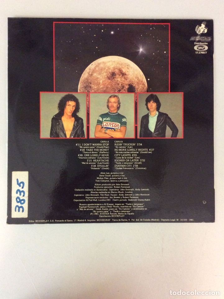 Discos de vinilo: The Alvin Lee Band. Free fall - Foto 2