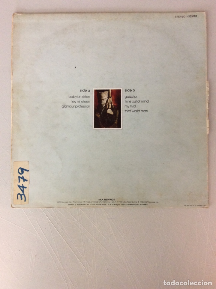 Discos de vinilo: Steely Dan. Gaucho - Foto 2