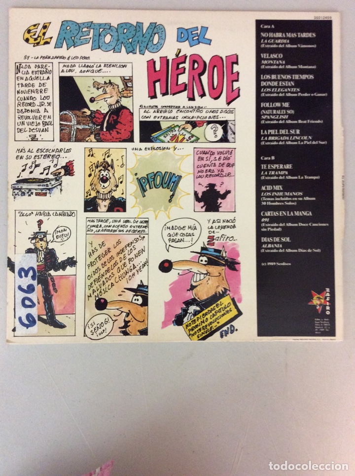 Discos de vinilo: El Zuperdisco. La Guardia, ... el retorno de H&eacute;roe - Foto 2