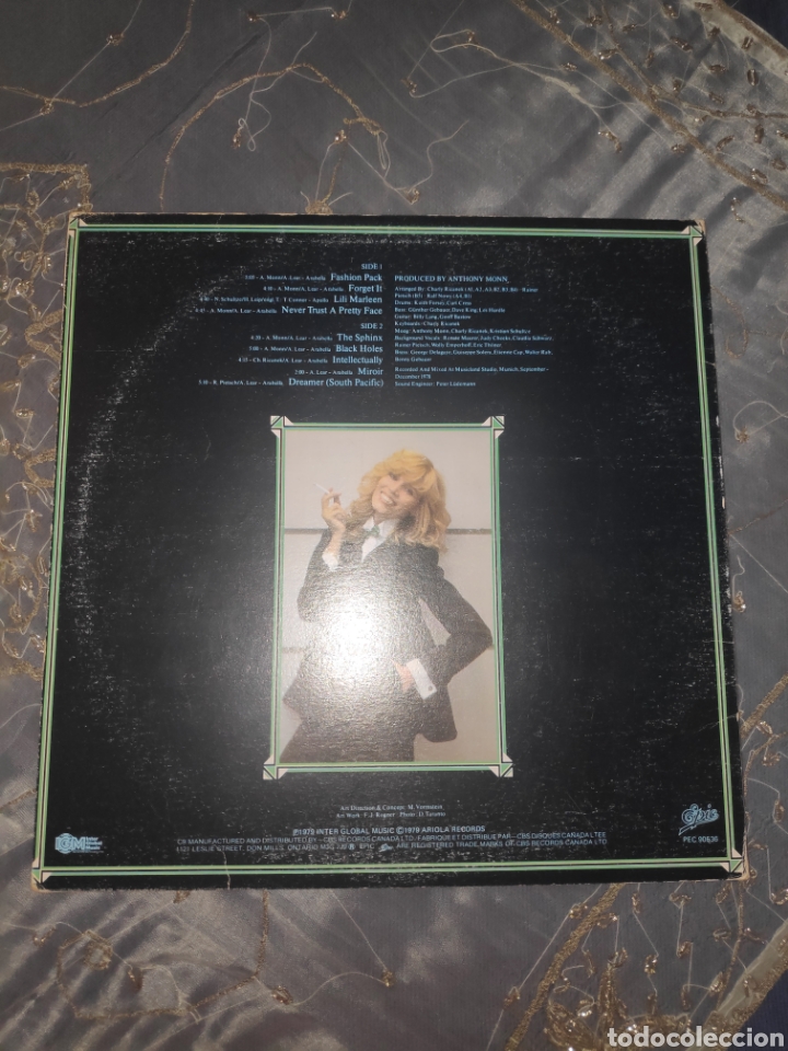 Discos de vinilo: Vinilo album Canad&aacute; - Amanda Lear - Never trust a pretty face - Foto 1