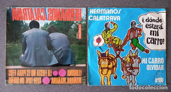 Discos de vinilo: Lote vinilos singles Los Hermanos Calatrava - Foto 4