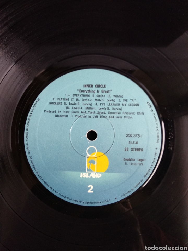 Discos de vinilo: *INNER CIRCLE, EVERY THING IS CREAT, ARIOLA, 1979. LX.2 - Foto 4