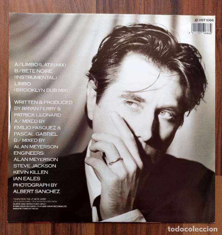 Discos de vinilo: MAXI SINGLE BRYAN FERRY - LIMBO - Foto 2