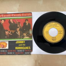 Discos de vinilo: JOHNNY AND THE HURRICANES - ROCKING GOOSE / BEATNIK FLY - SINGLE 7” SPAIN 1963 PROMO. Lote 290941778