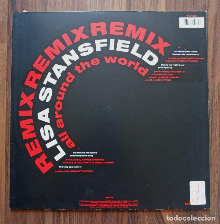 Discos de vinilo: MAXI SINGLE LISA STANSFIELD - ALL AROUND THE WORLD - Foto 2