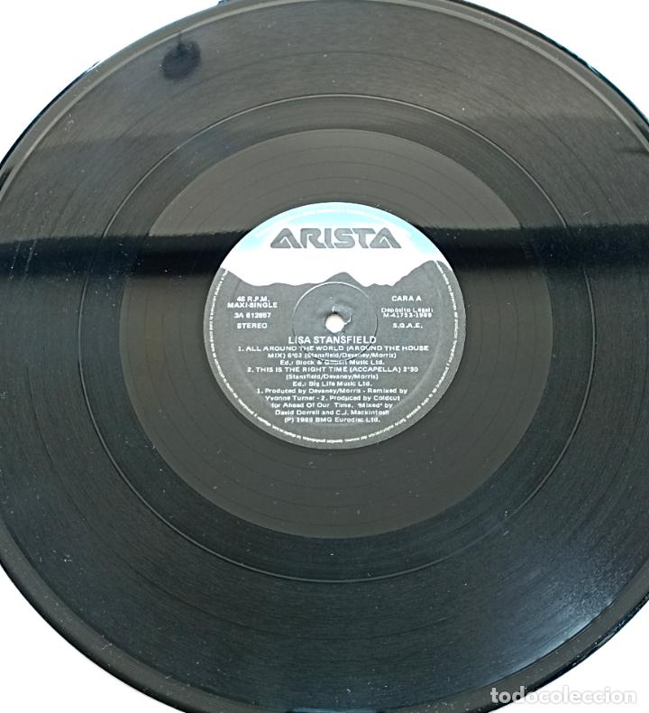 Discos de vinilo: MAXI SINGLE LISA STANSFIELD - ALL AROUND THE WORLD - Foto 4