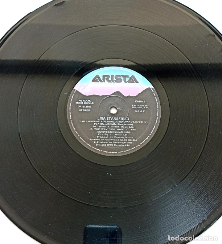 Discos de vinilo: MAXI SINGLE LISA STANSFIELD - ALL AROUND THE WORLD - Foto 5