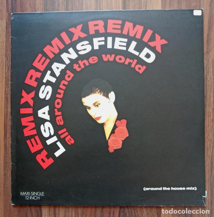 Discos de vinilo: MAXI SINGLE LISA STANSFIELD - ALL AROUND THE WORLD - Foto 1