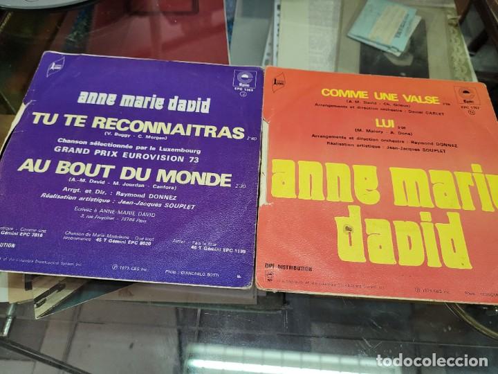 Discos de vinilo: ANTIGUOS SINGLE ANNE MARIE DAVID EPIC - Foto 2