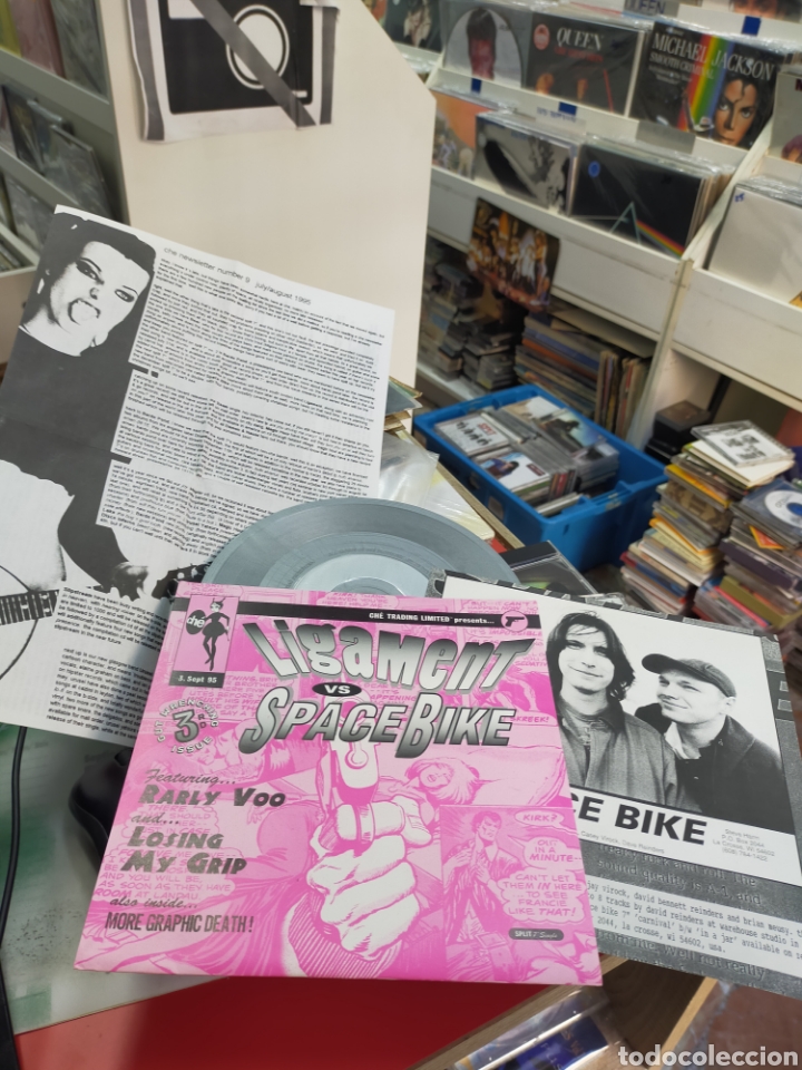 Discos de vinilo: Ligament / space bike single 1995 u.k. - Foto 1