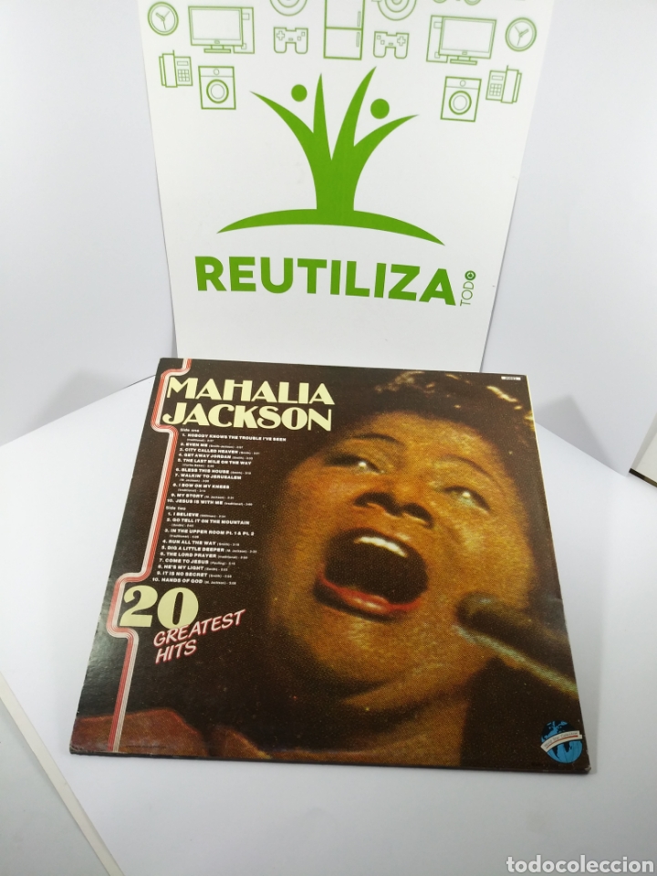 Discos de vinilo: Vinilo Mahalia Jackson 20 Greatest hits - Foto 2