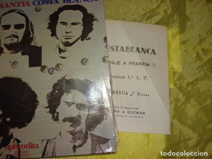 Discos de vinilo: COSTA BLANCA. VIAJE A PRANTIA. (5 TEMAS). DIAL DISCOS, 1977. TRAE HOJA ORIGINAL CON LAS LETRAS(#) - Foto 3 - 290992223