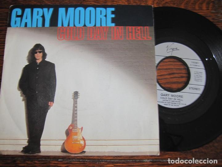 Discos de vinilo: GARY MOORE `Cold day in hell` 1992 - Foto 1