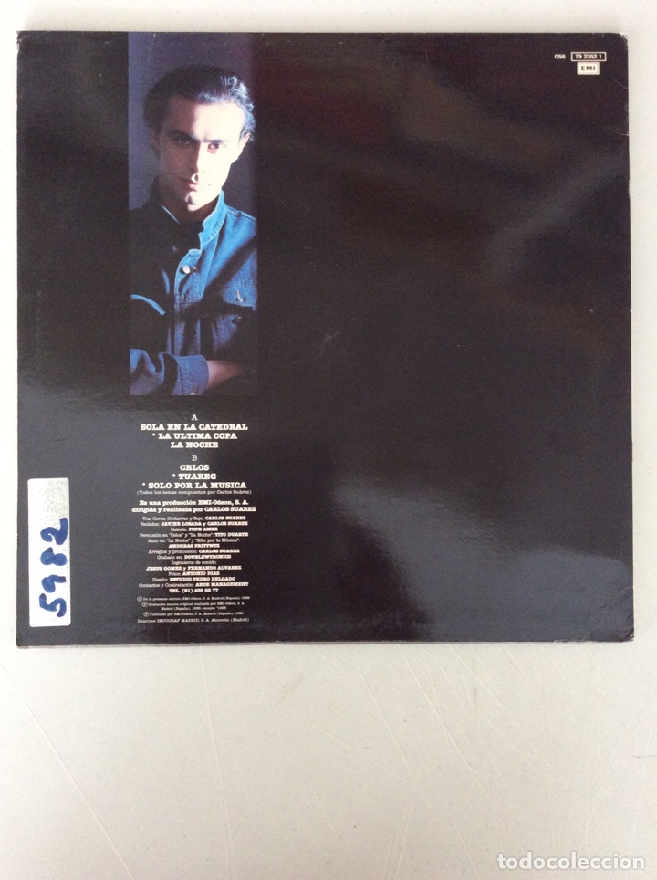 Discos de vinilo: Carlos Suarez. Sola en la catedral - Foto 2