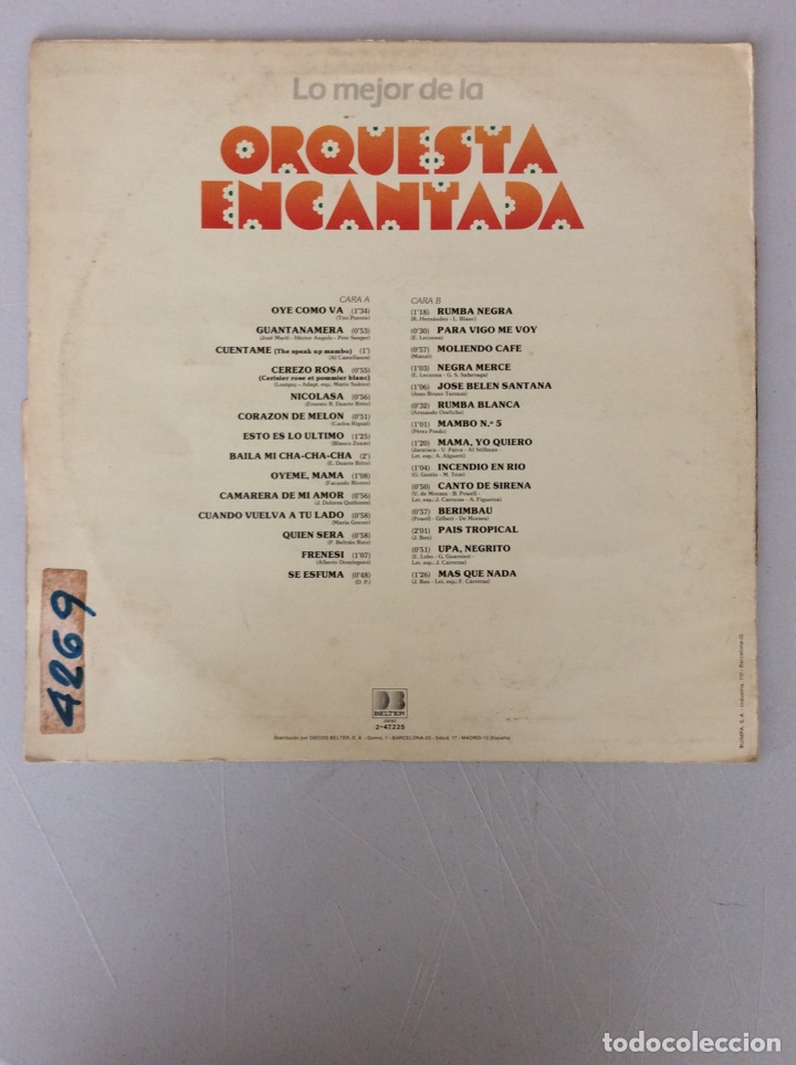 Discos de vinilo: Lo mejor de Orquesta Encantada. - Foto 2