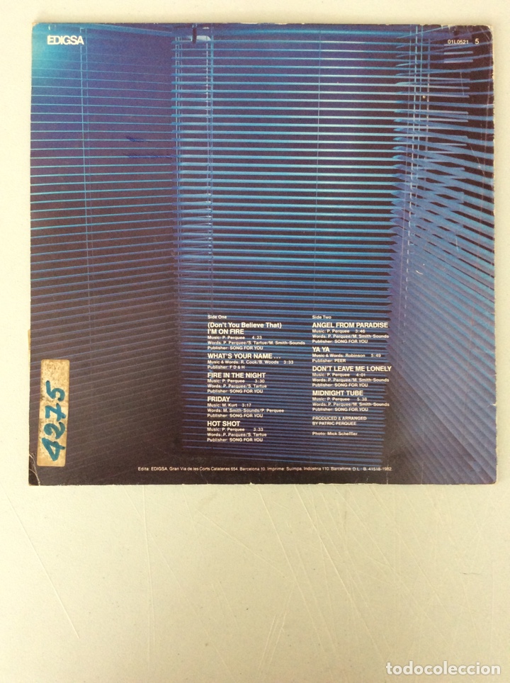 Discos de vinilo: Hot Shot. Midnight tube. - Foto 2